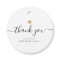 Modern Thank You Script Chic Gold Small Business