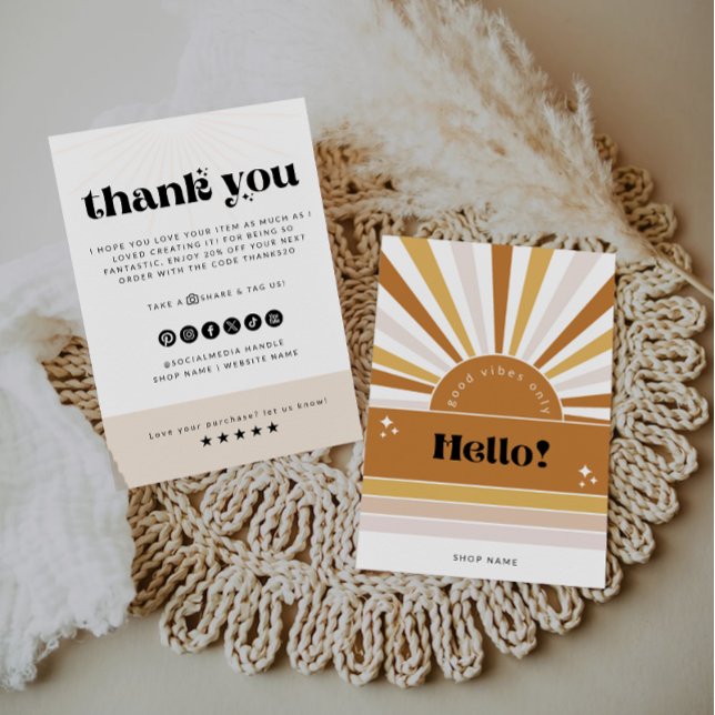 Modern Thanks For Your Purchase Card (Creator Uploaded)