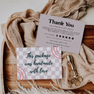 Modern Thanks For Your Purchase Card