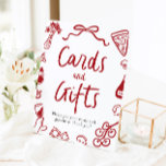 Modern That's Amore Italian Pizza Cards and Gifts Pedestal Sign<br><div class="desc">🍕 “That’s Amore” Cards & Gifts Sign – Modern Whimsical Red Italian Pizza Theme 🇮🇹 Add a delicious dash of amore to your celebration with this whimsical “That’s Amore” Cards & Gifts Sign, perfect for a pizza-themed bridal shower, romantic Italian engagement party, cozy rehearsal dinner, festive wedding, or even a...</div>