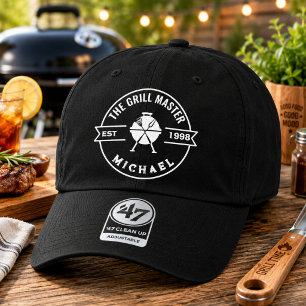 Modern The Grill Master Established Year Name 47 Brand Hat