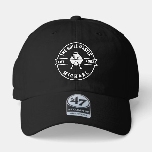 Modern The Grill Master Established Year Name 47 Brand Hat