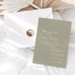 Modern The Night Before Rehearsal Dinner Invitatio Invitation<br><div class="desc">Designed to coordinate with for the «Modern Classic» Wedding Invitation Collection. To change details,  click «Personalize». View the collection link on this page to see all of the matching items in this beautiful design or see the collection https://bit.ly/3H2bCfh</div>
