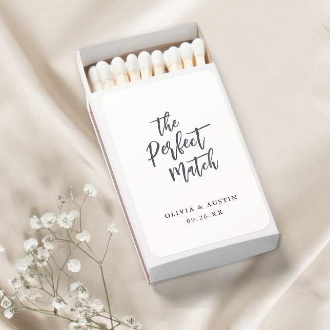 Modern The Perfect Match Script Wedding Matches (Modern The Perfect Match Script Wedding Matches)