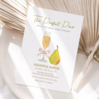 Modern The perfect pair Pear bridal shower