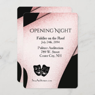 Modern Theater Invitation
