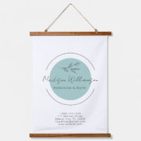 Modern Therapist Stylist Spa Minimalist Botanical 