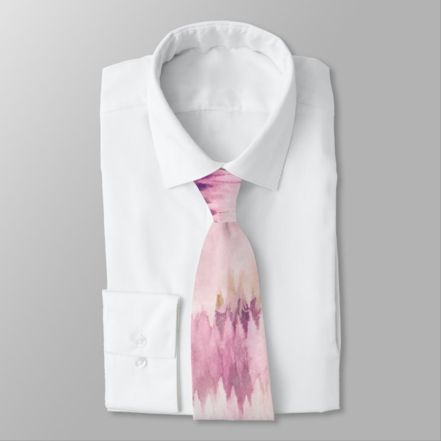 Modern Tie Dye Abstract Pink (Tied)