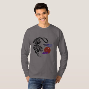 Modern Tiger Graphic Art T-Shirt