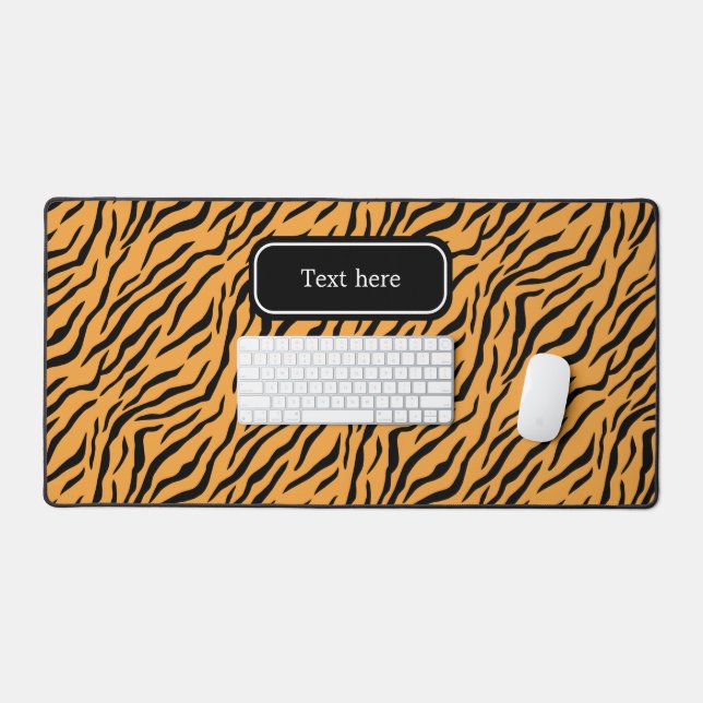 Modern Tiger Pattern Desk Mat (Keyboard & Mouse)