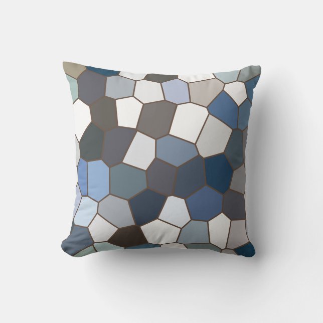 Modern Tile Pattern Outdoor Pillow (Front)