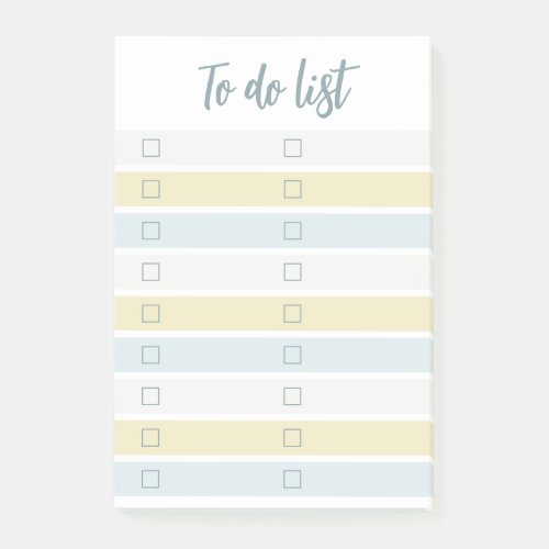 Modern To Do List Check Boxes Daily Post_it Notes