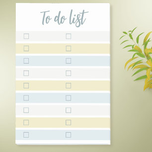 Modern To Do List Check Boxes Daily Post-it Notes