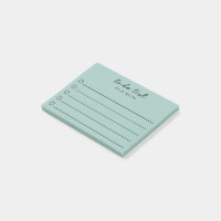Modern To Do List Green Checkbox Lined