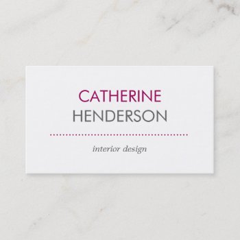 Modern Tones Business Card - Pink by orange_pulp at Zazzle