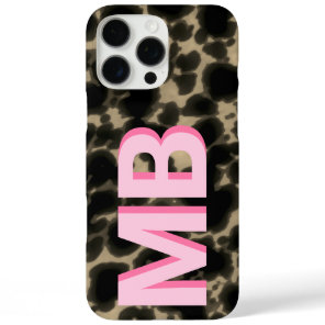 Modern Tortoiseshell Monogram iPhone 16 Pro Max Case