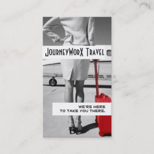 Modern Travel Agent Business Card