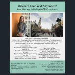 Modern Travel Agent  Flyer<br><div class="desc">The Modern Travel Agent Flyer is a sleek and sophisticated design template created to elevate the marketing efforts of travel agents and tour operators. With a stunning white and pastel blue background, this flyer exudes a sense of calm, professionalism, and wanderlust, making it perfect for promoting travel services and showcasing...</div>