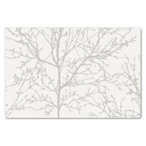 Modern Tree Branches Design Tissue Paper