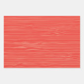 Modern Tree holiday wrapping paper - red (Front 3)