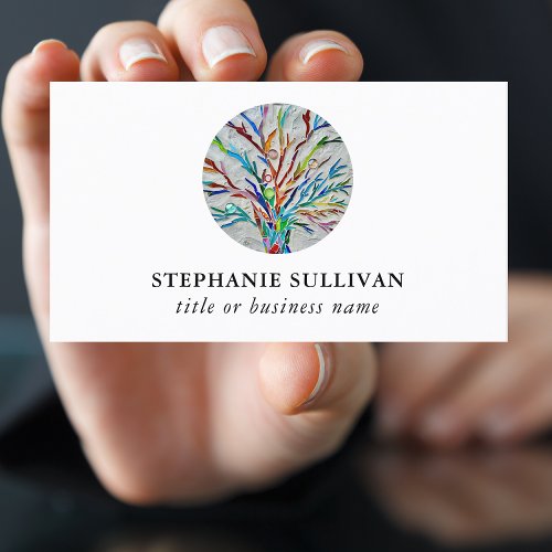 Modern Tree of Life Professional Business Card