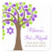 Modern Tree of Life Purple Green Bat Mitzvah