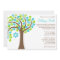 Modern Tree of Life Teal Blue Green Bat Mitzvah