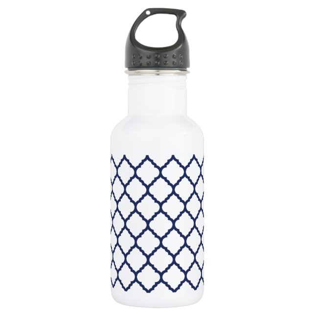 modern trends quatrefoil water bottle (Front)
