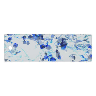 Modern, trendy art of floral / flower pattern ruler