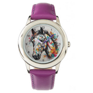 Modern Trendy Beautiful Horse Kids           Watch