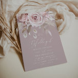 Modern Trendy Boho Dusty Rose Blush Wedding Invitation<br><div class="desc">Modern Trendy Boho Dusty Rose Blush Wedding Invitation
See matching collection in Niche and Nest Store</div>