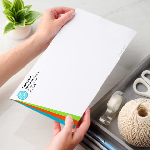 Modern Trendy Business Company Logo Return Address Envelope Mailers