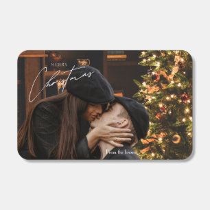 Modern Trendy Christmas    Romantic Couple Photo  Matchboxes