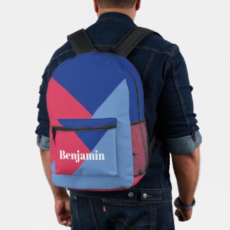 Modern Trendy Colorful Personalized Name