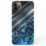 Modern Trendy Cool Retro Industrial Gears Pattern iPhone 11 Pro Max Case