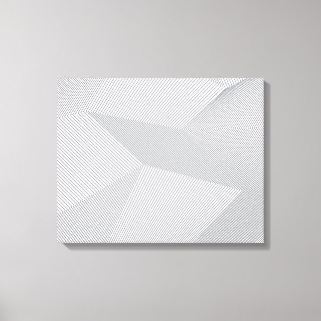 Modern, trendy, cool, simple, artistic pattern canvas print (Front)