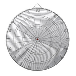 Modern, trendy, cool, simple, artistic pattern dart board