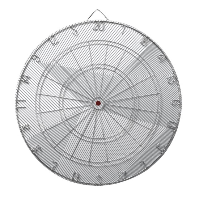 Modern, trendy, cool, simple, artistic pattern dart board (Front)