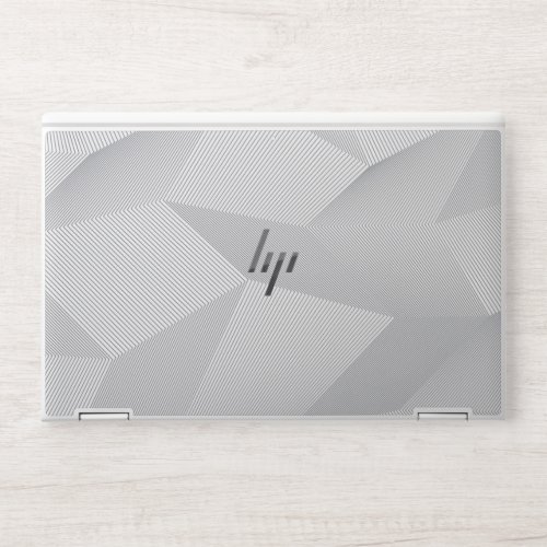 Modern trendy cool simple artistic pattern HP laptop skin