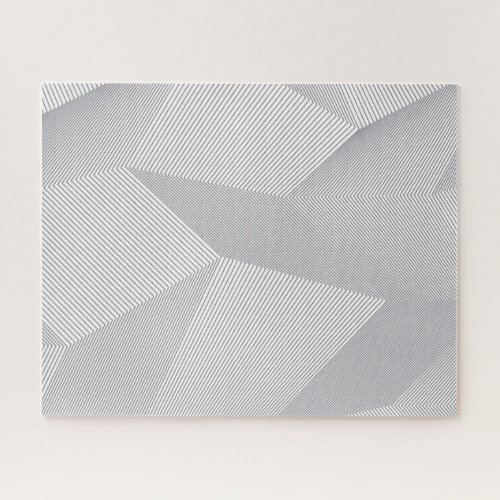 Modern trendy cool simple artistic pattern jigsaw puzzle