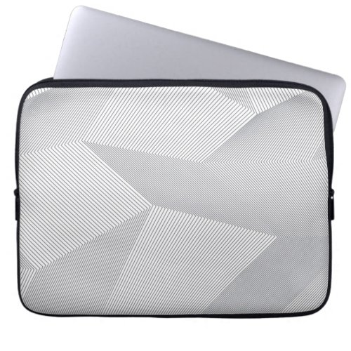 Modern trendy cool simple artistic pattern laptop sleeve