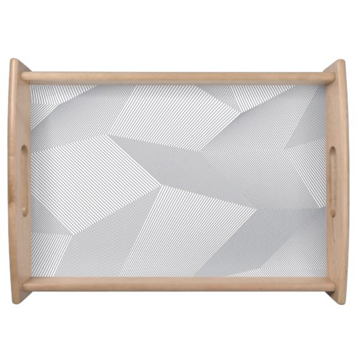 Modern trendy cool simple artistic pattern serving tray