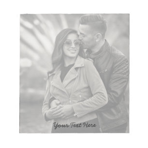 Modern Trendy Create your own photo and Text Notepad
