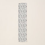 Modern Trendy Dalmatian Print Scarf<br><div class="desc">Trendy animal print dalmatian print chiffon scarf.</div>