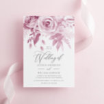 Modern Trendy Designer Dusty Pink Rose Wedding Invitation<br><div class="desc">Modern Trendy Designer Dusty Pink Rose Wedding Invitation
See matching collection in Niche and Nest Store</div>