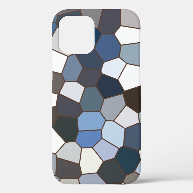Modern Trendy Earth Toned Pattern Case-Mate iPhone Case (Back)