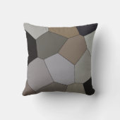 Fresh Look at Modern Trendy Earth Toned Pattern Throw Pillow