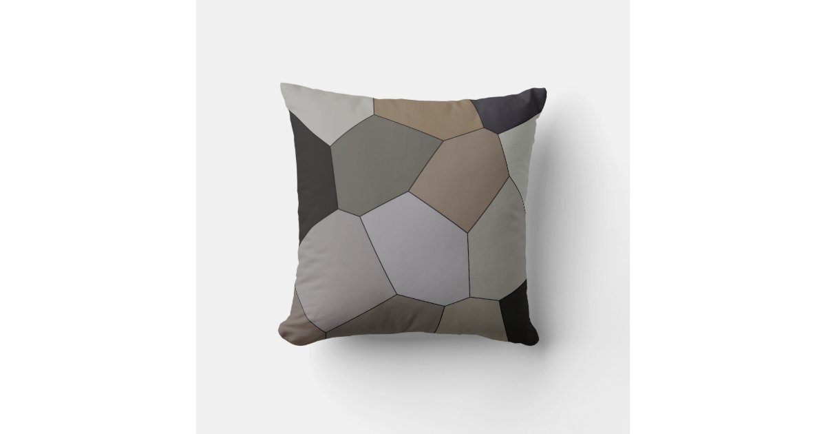 Gallery Detail: Modern Trendy Earth Toned Pattern Throw Pillow