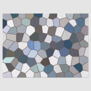 Modern Trendy Earth Toned Pattern Tissue Paper