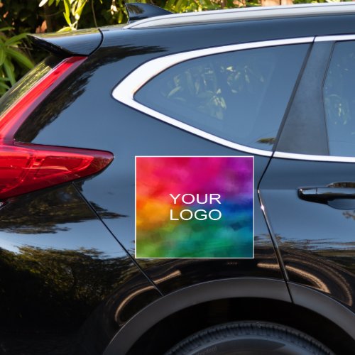 Modern Trendy Elegant Custom Company Logo Template Sticker